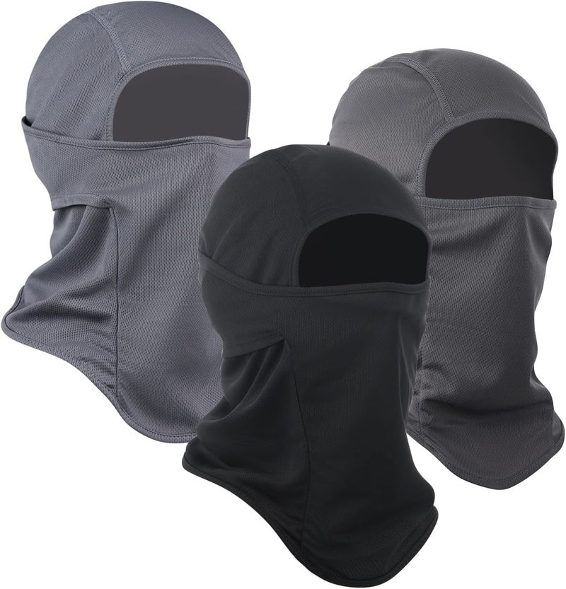 Sclzoed 3 Pieces Balaclava Ski Mask -Winter Full Face Mask for Men Women Windproof Weather Outdoors Cover for Men Women Boys Girls - Image 1